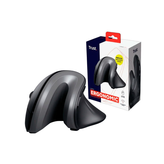 Mouse Ergonómico Vertical Inalámbrico Trust Verro | KM Systems
