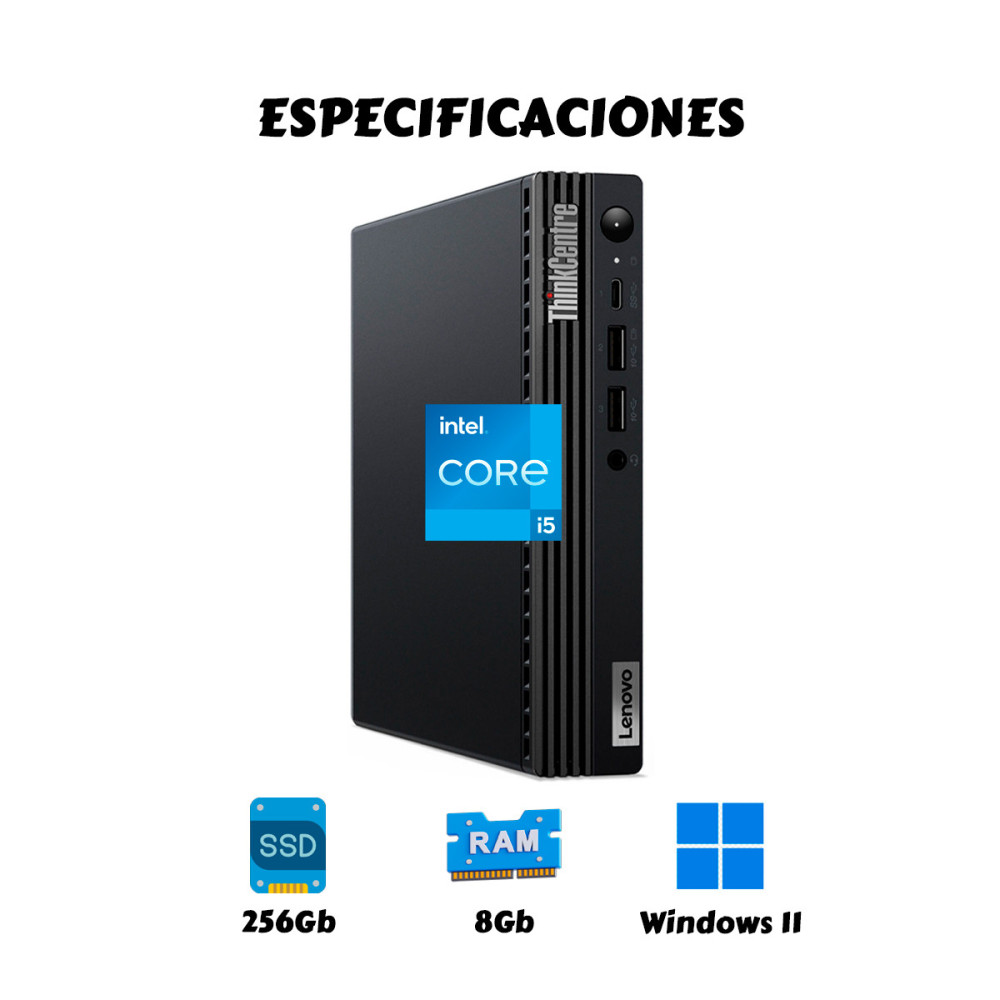 Mini PC Lenovo M70q i5 8GB SSD 256GB | KM Systems