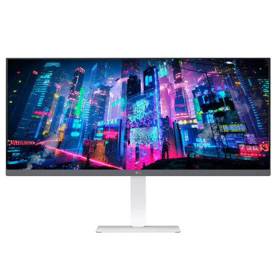 Monitor LG Ultrawide 34 Pulgadas Wfhd Ips 100hz Blanco Tipo C