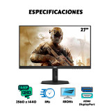 Monitor Gamer AOC 27″ QHD 180Hz 1ms Fast VA | KM Systems
