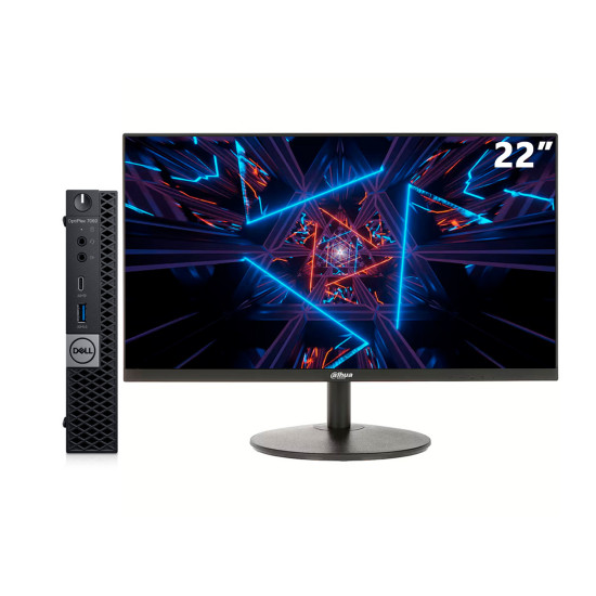 Mini PC Dell i5 8th 8GB SSD 240GB + Monitor 22″ | KM Systems