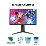 Monitor LG UltraGear 24″ FHD IPS 180Hz 1ms | KM Systems