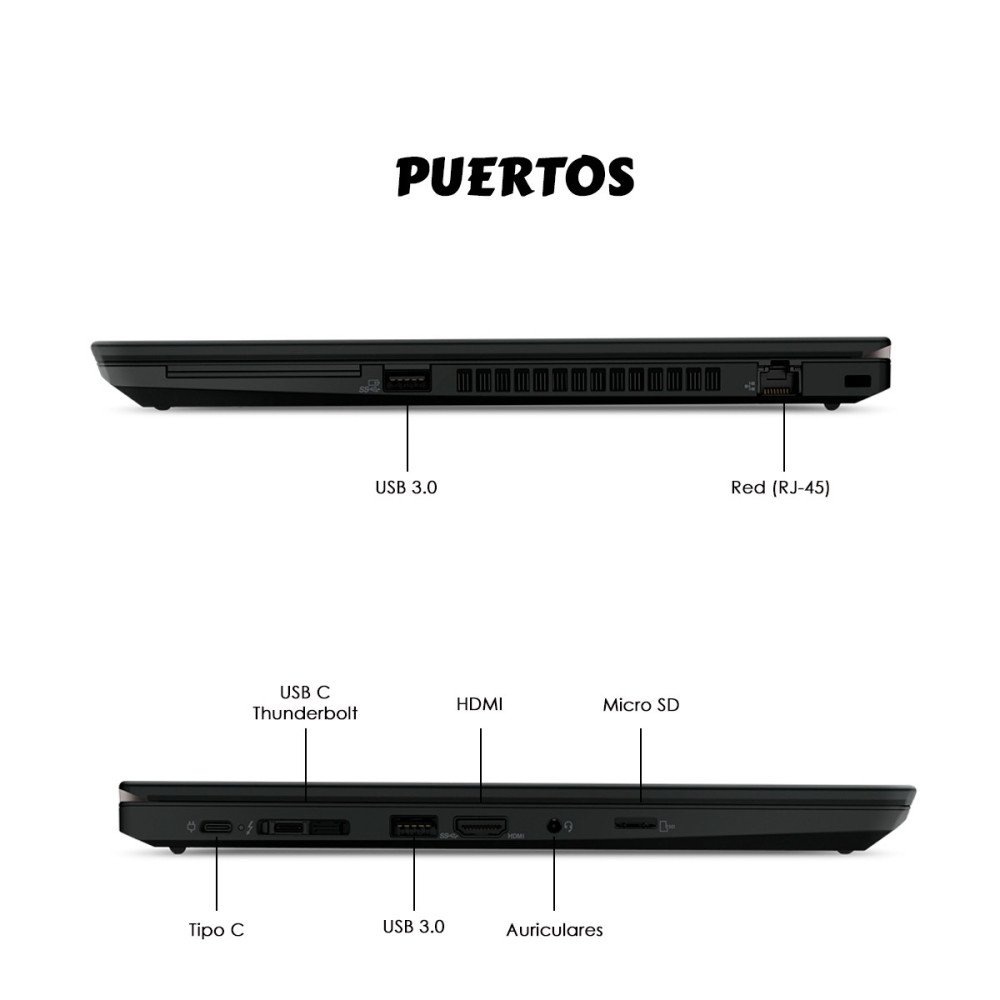 Portátil Lenovo ThinkPad T490 i7 8ª Gen | KM Systems