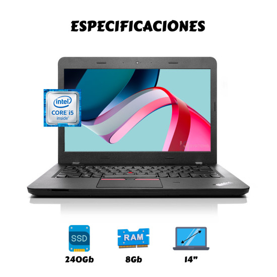Lenovo ThinkPad E460 i5 6ª Gen Ram 8Gb Ssd 240Gb | KM Systems