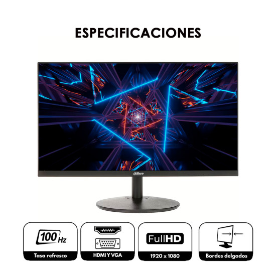 Monitor Dahua 22 Full Hd Pantalla Led Hdmi Vga 100hz