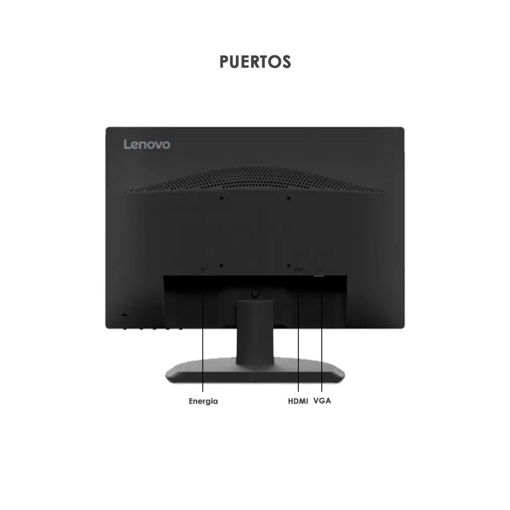 Monitor Corporativo Lenovo 20" Antirreflejo con HDMI | KM Systems