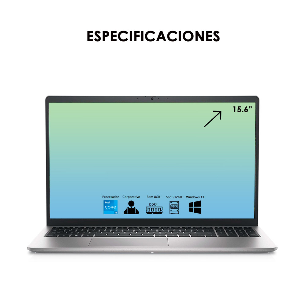 Portátil Dell Inspiron 3520 Core I5 12th Ram 8gb Ssd 512gb (Nuevo con caja abierta)