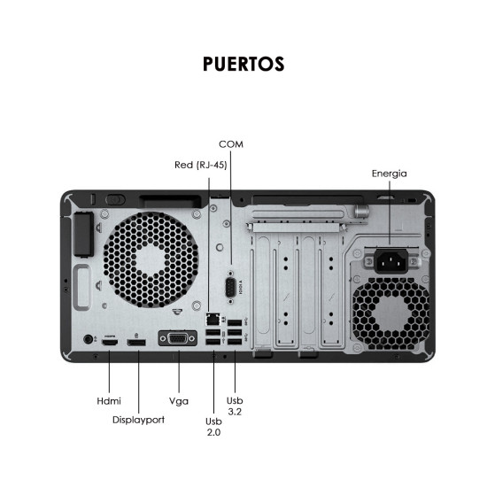 Torre CPU HP ProDesk 400 G7 i7 10th | KM Systems