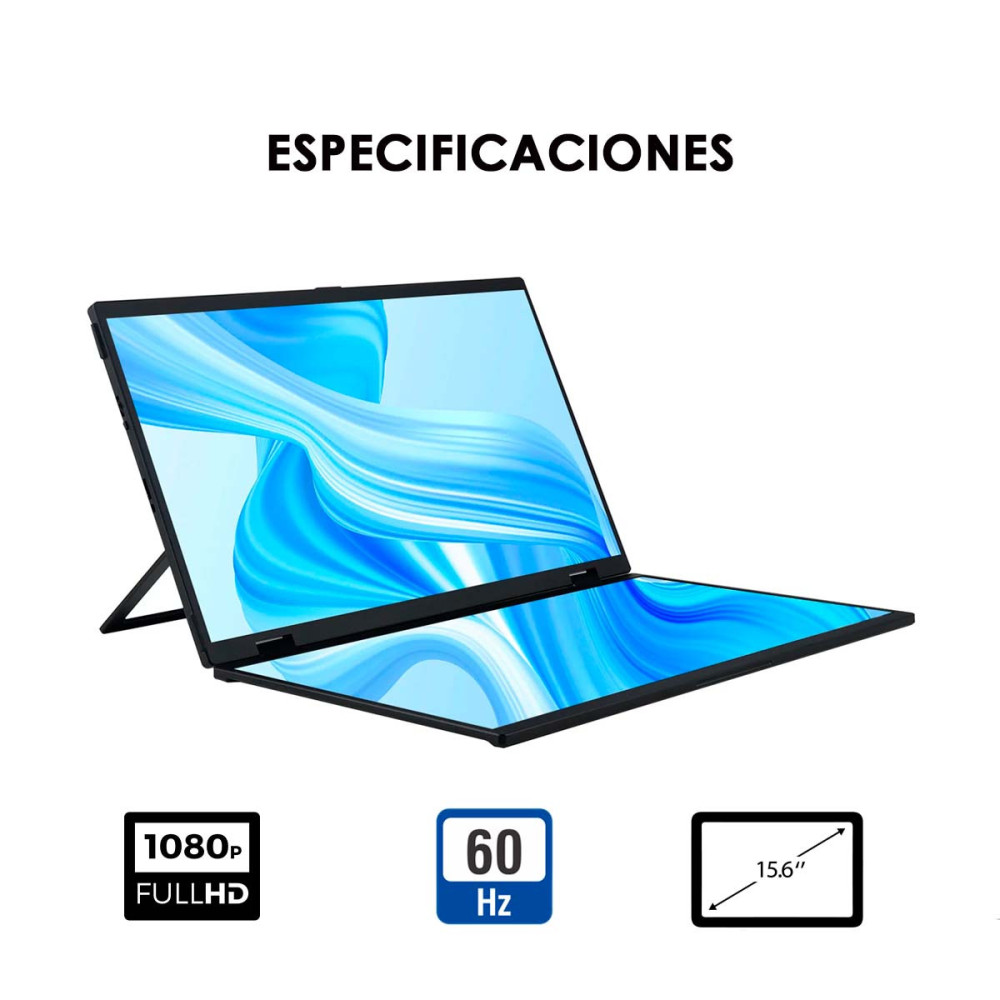 Monitor Doble 15.6" Full HD | KM Systems