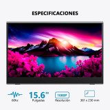 Monitor Portátil 15.6 Full HD IPS | KM Systems