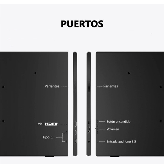 Monitor Portátil 15.6 Full HD IPS | KM Systems