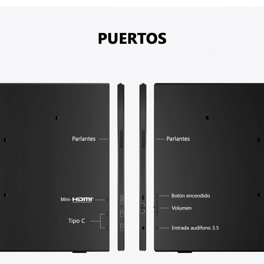 Monitor Portátil 15.6 Full HD IPS | KM Systems