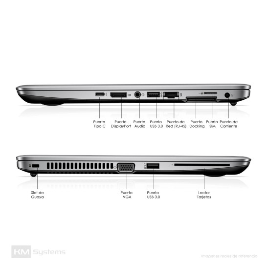 Laptop HP Core i5 8 GB DDR4 – SSD 240 GB | KM Systems