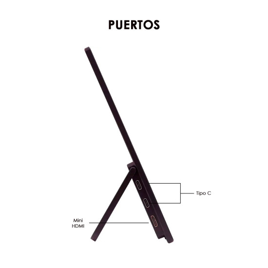 Monitor Portátil Acer 16” Full HD IPS Tipo-C | KM Systems