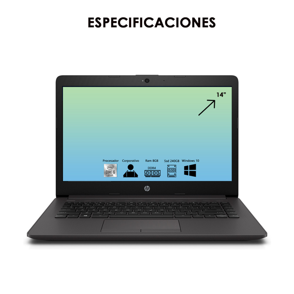 Portátil HP 240 G7 Core i5 10th | KM Systems