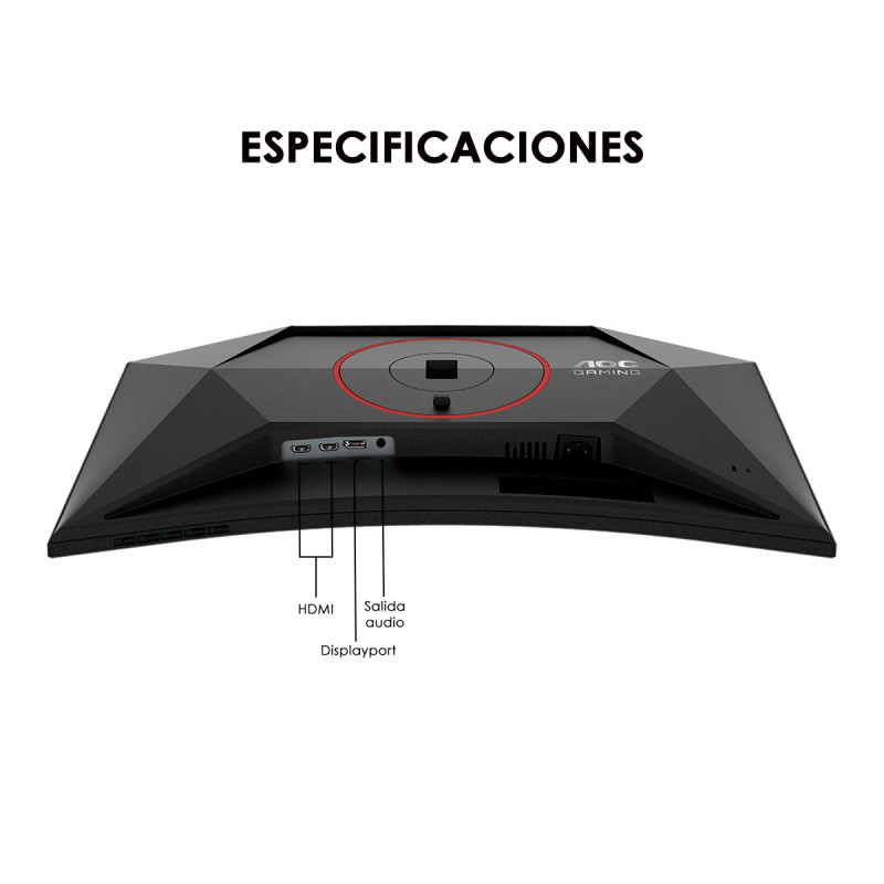 Monitor Curvo Gamer AOC 27” 180Hz | KM Systems