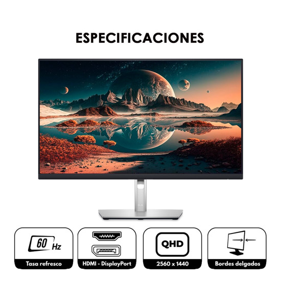 Monitor Dell 27″ QHD (2K) – P2723D | KM Systems