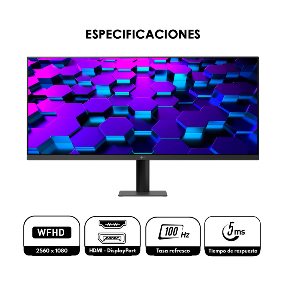 Monitor Lg Ultrawide 34 Pulgadas Wfhd Ips 100hz 34u511a-b