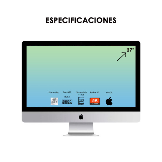 Todo en Uno iMac 27″ Core i5 32Gb 512Gb | KM Systems