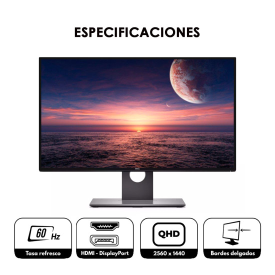 Monitor Corporativo Dell 27″ 2K QHD | KM Systems