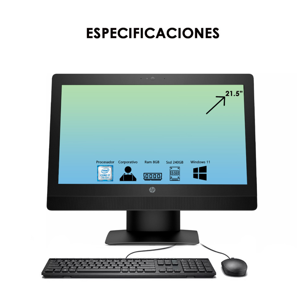 Todo en Uno HP ProOne 600 G3 i7 7th | KM Systems