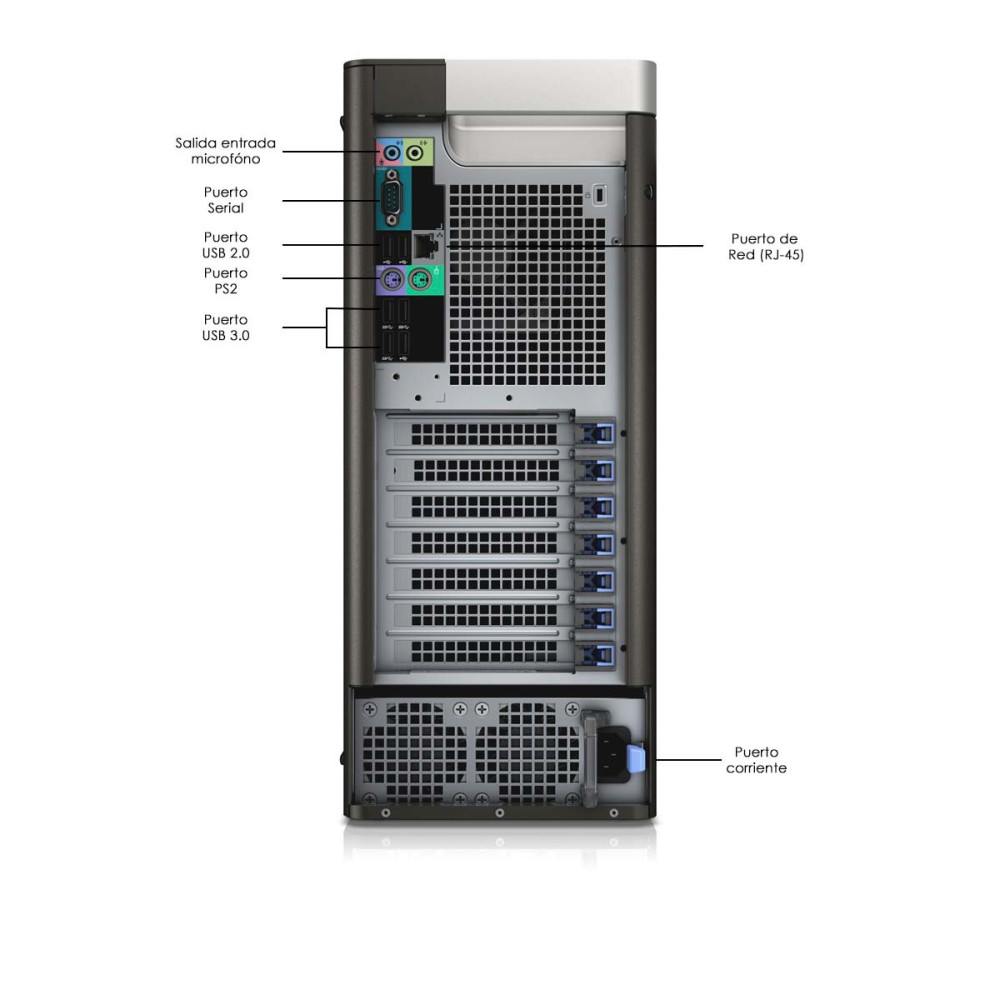 Torre Dell Precision Xeon Ram 32 Ssd 240gb Hdd 1tb 2gb Video