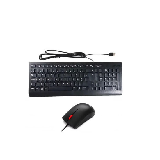 Combo Lenovo Teclado Y Mouse Alámbrico Corporativo