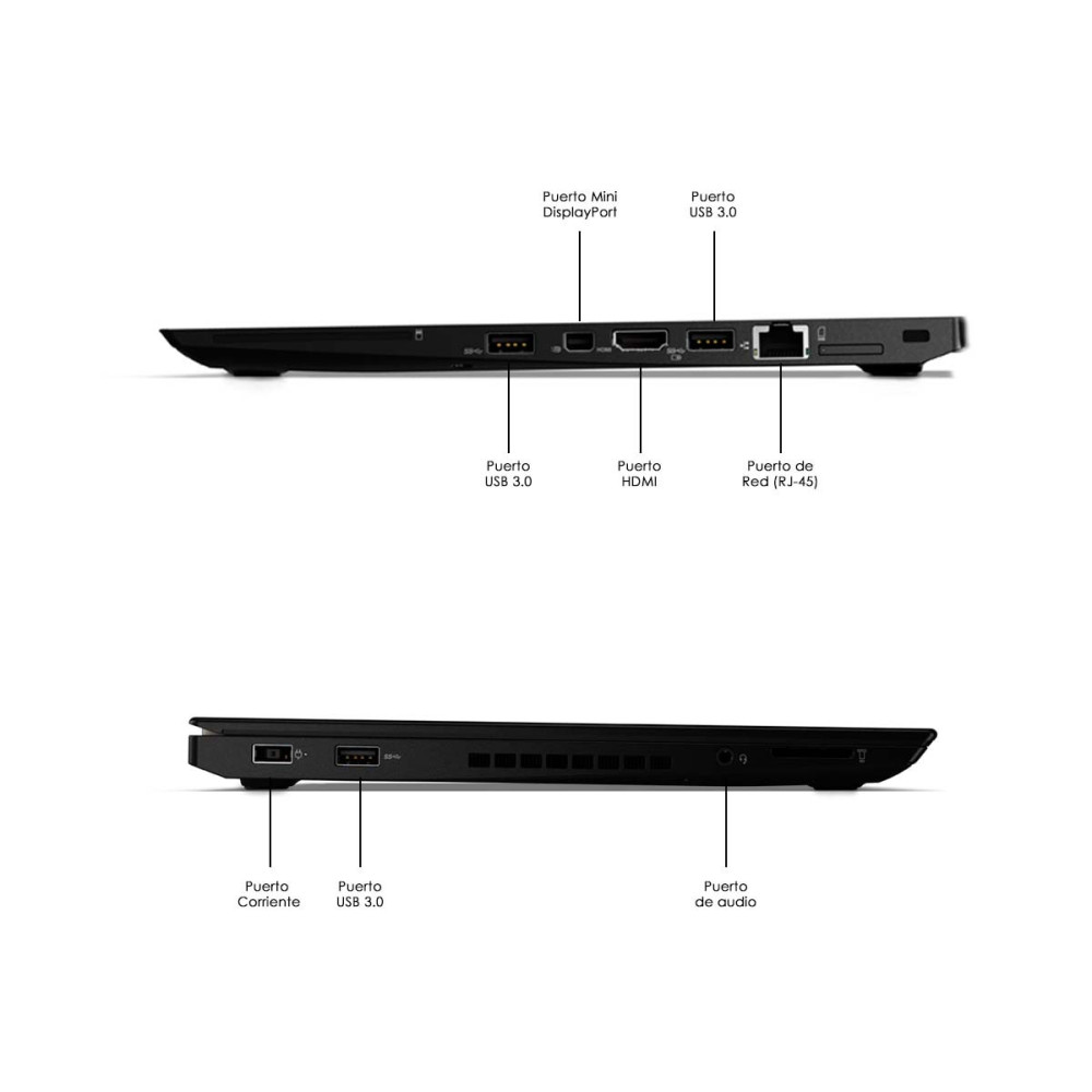 Portátil Lenovo T460s Core i5 6th Ram 8Gb Ssd 180Gb | KM Systems