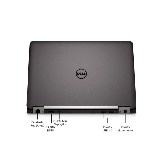 Portátil Dell Latitude E7270 i5 6ta Gen 8Gb 240Gb | KM Systems