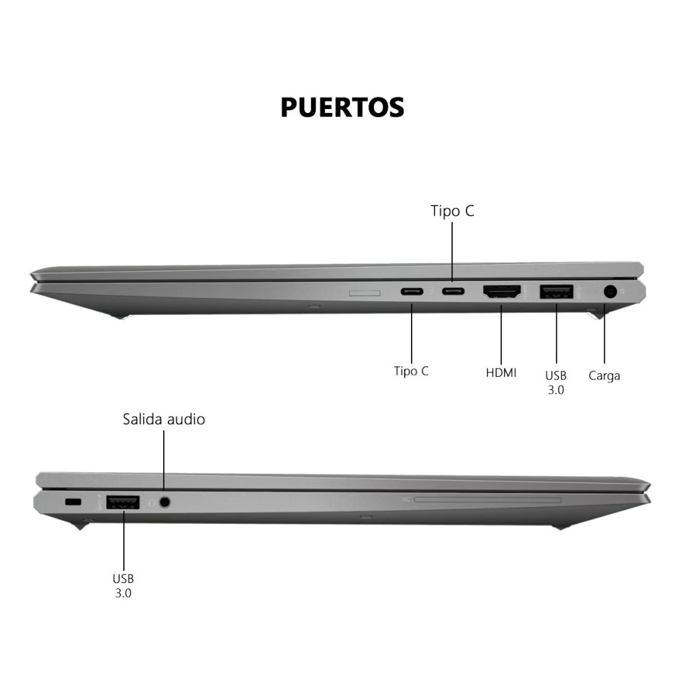 Portátil HP ZBook G8 i7 11th 16GBb-512Gb-4Gb | KM Systems