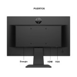 Monitor Empresarial HP 19″ Antirreflejo HDMI  | KM Systems