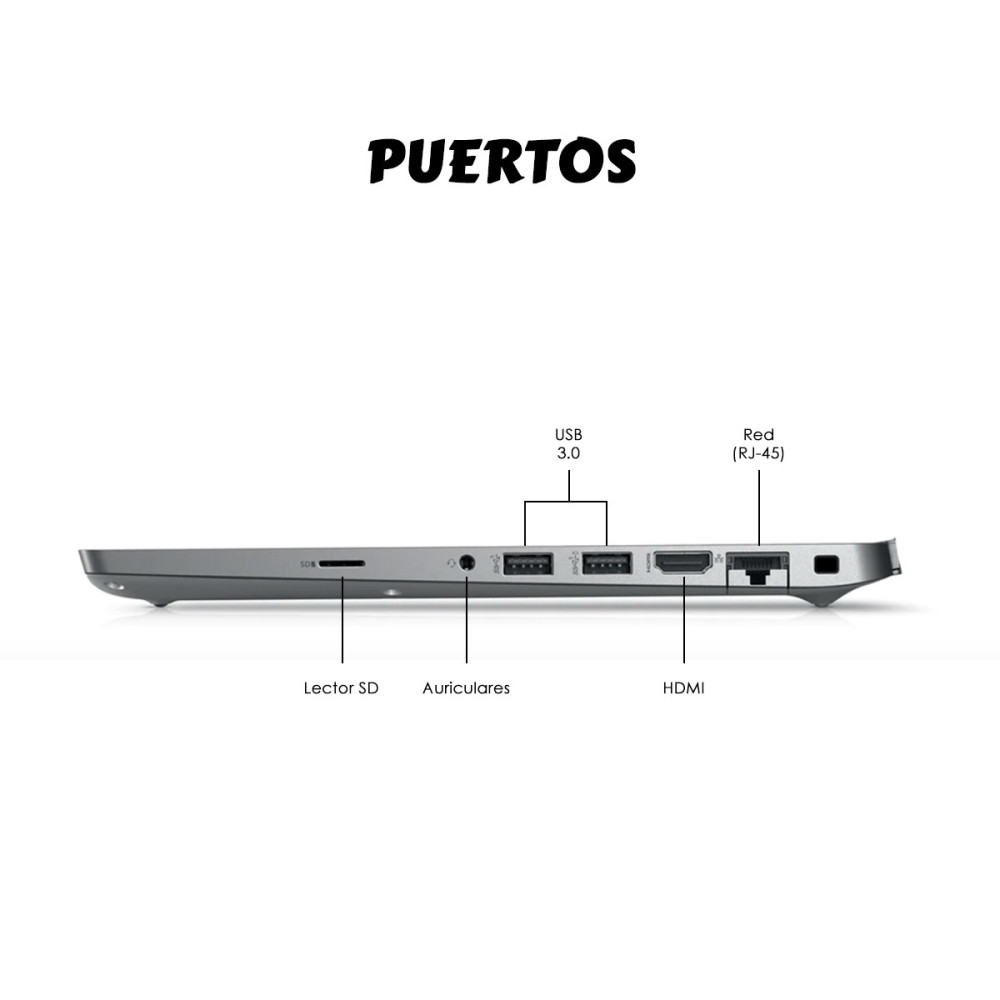 Portátil Dell 5430 i5 12th 16GB SSD 256GB 14″ | KM Systems