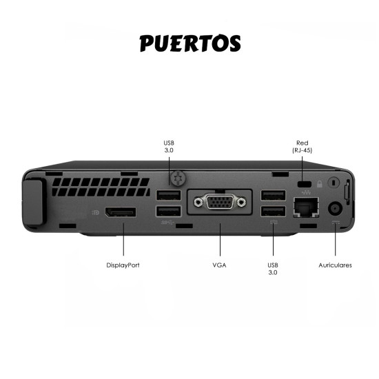 Mini PC Core i5 9th 8GB SSD 256GB Compacto | KM Systems