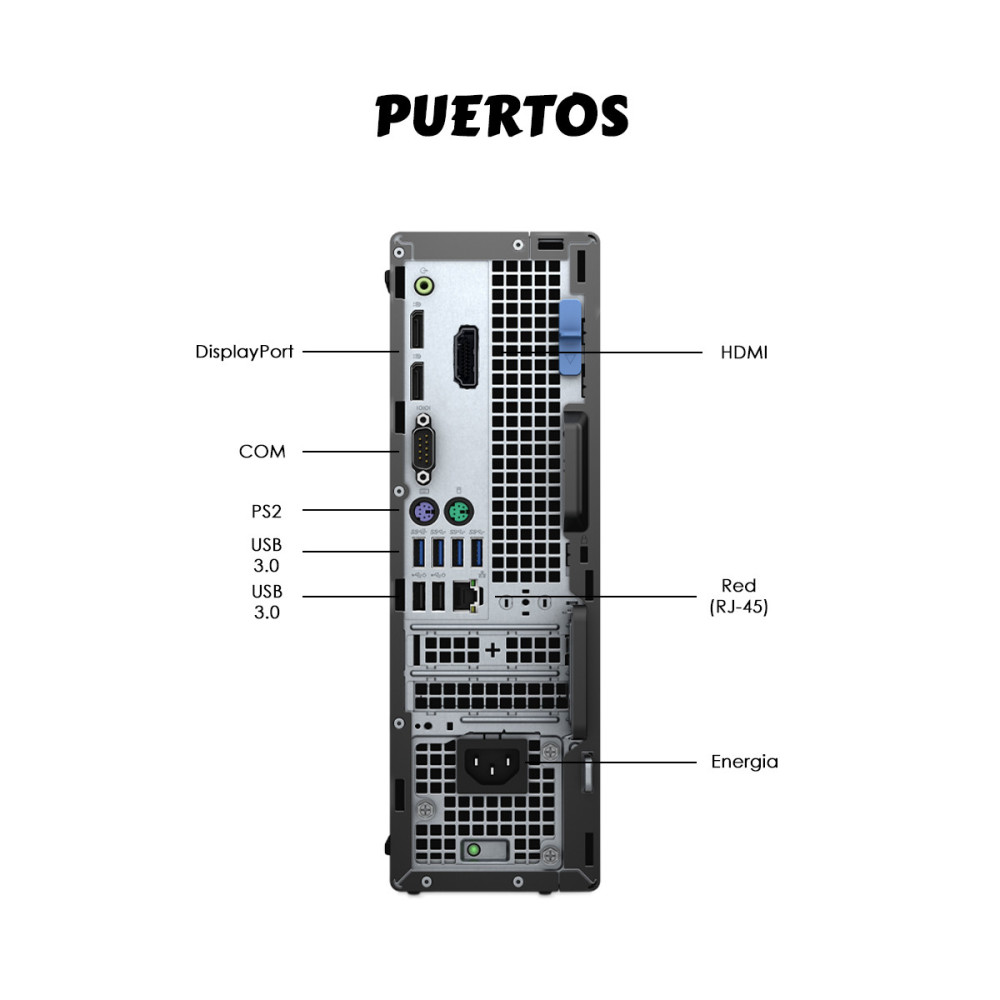 Torre Dell 7090 i5 10th 8GB SSD 480GB + Monitor 22″ | KM Systems